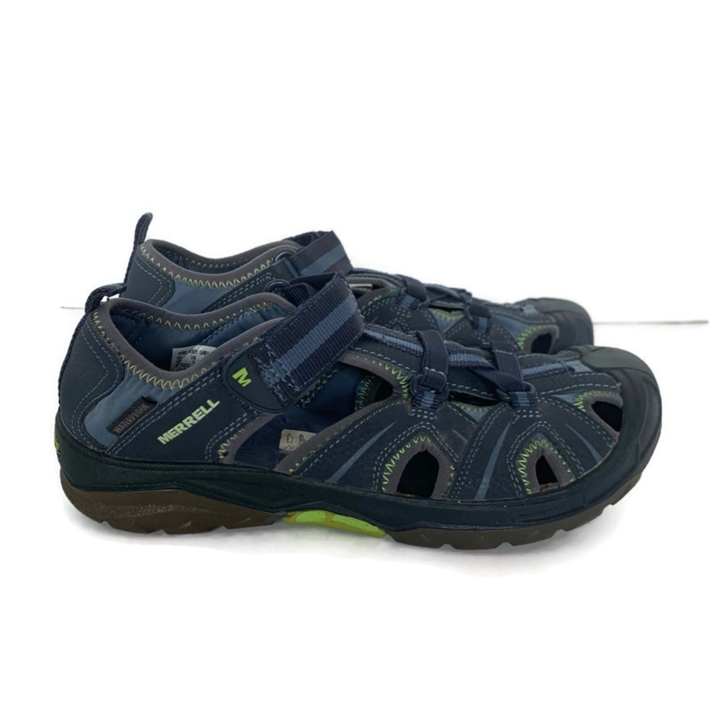 Merrell Blue Gray Hydro Hiker Velcro Sandals Size 6